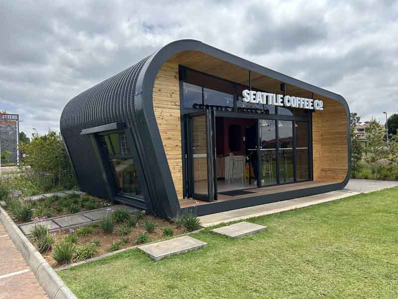 xPod custom rollout — Seattle Coffee Co retail unit